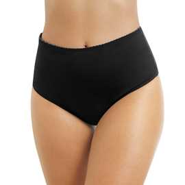 Ayon High Waist trusse - Sort/hvid